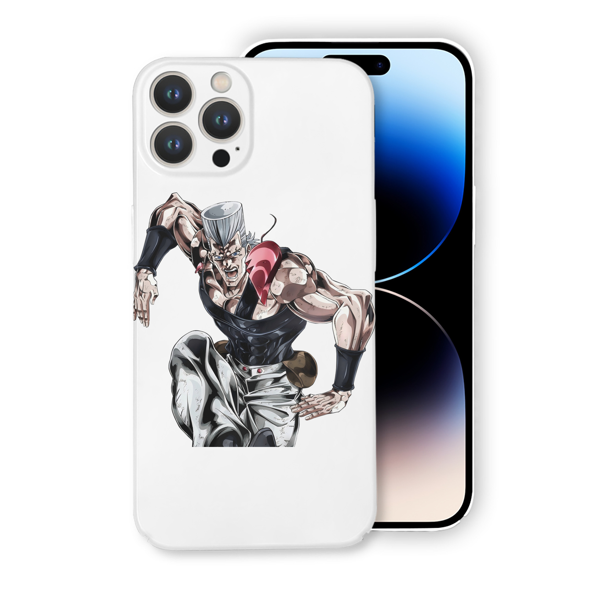 （画像用） ジョジョの奇妙な冒険 ジャン＝ピエール?ポルナレフ JoJo's Bizarre Adventure Jan Pierre Polnareff 【iPhone 14シリーズ対応】ハードケース